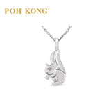 POH KONG 750/18K White Gold Squirrel Pendant