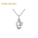 POH KONG 750/18K White Gold Butterfly Pendant