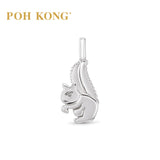 POH KONG 750/18K White Gold Squirrel Pendant