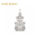 POH KONG 750/18K White Gold Bear Pendant