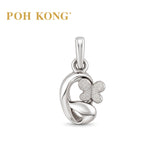 POH KONG 750/18K White Gold Butterfly Pendant