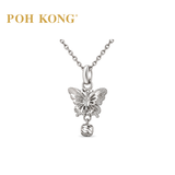 POH KONG 375/9K White Gold Butterfly Pendant