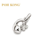 POH KONG 750/18K White Gold Butterfly Pendant