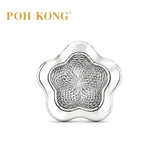 POH KONG 750/18k White Gold Flower Pendant