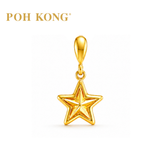 POH KONG 916/22K Yellow Gold Little Lucky Star Pendant