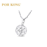 POH KONG 375/9k White Gold Sphere Pendant