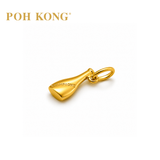 POH KONG 916/22K Gold Happy Love Champagne Bottle Pendant