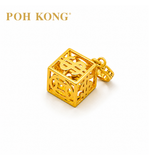 POH KONG Happy Love 916/22K Yellow Gold Pendant
