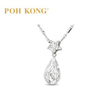POH KONG 750/18k White Gold Starry Teardrop Pendant