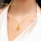 POH KONG Happy Love 916/22K Yellow Gold Pendant