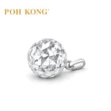 POH KONG 375/9k White Gold Sphere Pendant