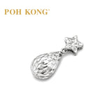 POH KONG 750/18k White Gold Starry Teardrop Pendant