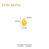 POH KONG 916/22K Yellow Gold Assorted Rose Pendant