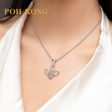POH KONG 750/18K White Gold Bee Pendant