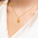 POH KONG 916/22K Yellow Gold Assorted Rose Pendant