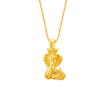 Majestic Golden Snake Pendant