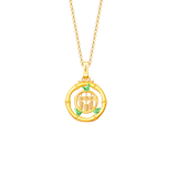 Fortune Bamboo Abacus Pendant