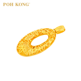 POH KONG 916/22K Yellow Gold Tranz Collection Classic Design Pendant