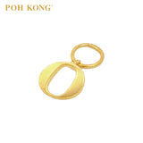 POH KONG 916/22K Gold Exquisite Alphabet Pendant O