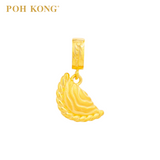 POH KONG Karya Anggun 916/22K Yellow Gold Karipap Charm/Pendant
