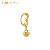 POG KONG 916/22K Yellow Gold Tranz Dangling Earring (2019)
