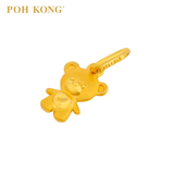 POH KONG 916/22K Yellow Gold Mini Teddy Bear Pendant