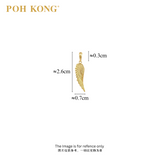 POH KONG 916/22K Yellow Gold Exquisite Wing Pendant