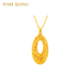 POH KONG 916/22K Yellow Gold Tranz Collection Classic Design Pendant