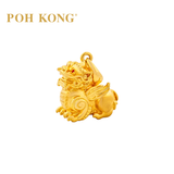 POH KONG 916/22K Yellow Gold Auspicious Golden PIXIU Pendant (2016)