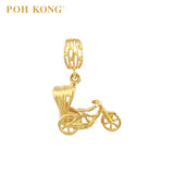 POH KONG 916/22K Yellow Gold Anggun Tricycle Charm Pendant (2019)