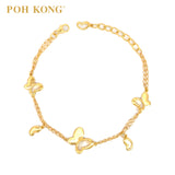 POH KONG 916/22K Gold Tranz Classic Butterfly Bracelet (2011)
