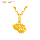POH KONG 916/22K Yellow Gold Mini Gourd Pendant