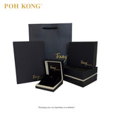 POG KONG 916/22K Yellow Gold Tranz Dangling Earring (2019)