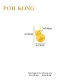 POH KONG 916/22K Yellow Gold Auspicious Fu Gourd Pendant