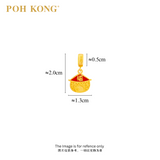 POH KONG 916/22K Yellow Gold Auspicious Abundance of Gold Pendant_small