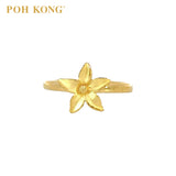 POH KONG 916/22K Yellow Gold Anggun Orkid Ring (2012)