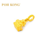 POH KONG 916/22K Yellow Gold Santa Claus Pendant