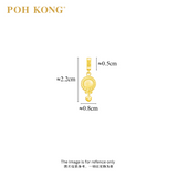 POH KONG 916/22K Gold Happy Love Mirror Of Love Charm