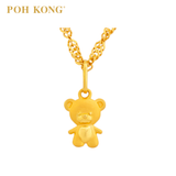 POH KONG 916/22K Yellow Gold Mini Teddy Bear Pendant