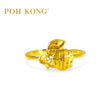 POH KONG 916/22K Yellow Gold Auspicious Lucky Bunny Ring