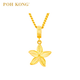 POH KONG 916/22K Yellow Gold Anggun Collection Jasmine Pendant (2015)
