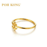 POH KONG 916/22K Yellow Gold Anchor Ring