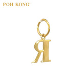 POH KONG 916/22K Yellow Gold Exquisite Alphabet Pendant R