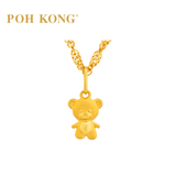 POH KONG 916/22K Yellow Gold Mini Teddy Bear Pendant