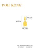 POH KONG 916/22K Yellow Gold Anggun YAMEE Pendant