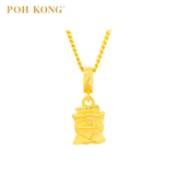 POH KONG 916/22K Yellow Gold Anggun YAMEE Pendant