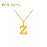 POH KONG 916/22K Yellow Gold Exquisite Alphabet Pendant Z