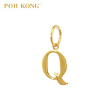 POH KONG 916/22K Yellow Gold Exquisite Alphabet Pendant Q