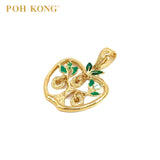 POH KONG 916/22K Yellow Gold Auspicious Prosperous Serenity Pendant