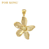 POH KONG 916/22K Gold Anggun Flower Pendant